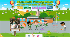 Desktop Screenshot of elhamprimary.co.uk